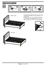 Preview for 5 page of Time4Sleep SANTORINI BEDSTEAD Assembly Manual