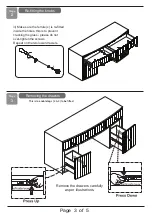 Preview for 3 page of Time4Sleep SORRENTO MIRROR DRESSING TABLE Assembly Instructions