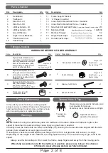 Предварительный просмотр 2 страницы Time4Sleep WALDORF OTTOMAN BED SINGLE Assembly Instructions Manual