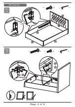 Предварительный просмотр 4 страницы Time4Sleep WALDORF OTTOMAN BED SINGLE Assembly Instructions Manual