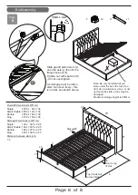 Предварительный просмотр 8 страницы Time4Sleep WALDORF OTTOMAN BED SINGLE Assembly Instructions Manual