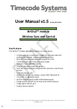 timecode systems AirGlu2 User Manual preview