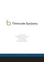 Предварительный просмотр 108 страницы timecode systems mini basestation User Manual