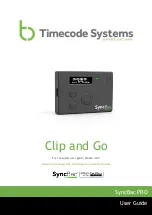 Preview for 1 page of timecode systems SyncBac PRO User Manual