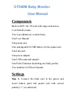 Preview for 1 page of Timeflys OT240M User Manual