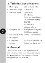 Предварительный просмотр 3 страницы Timeguard ELU56 Installation & Operating Instructions Manual