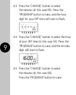 Предварительный просмотр 10 страницы Timeguard ETU17N Installation & Operating Instructions Manual