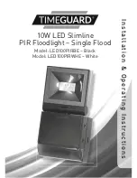 Timeguard LED100PIRBE Installation & Operating Instructions Manual preview