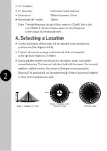 Preview for 3 page of Timeguard LEDMR10WHMS Installation & Operating Instructions Manual