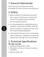 Preview for 2 page of Timeguard LEDPROFOB RF Installation & Operating Instructions Manual