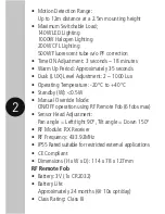 Preview for 3 page of Timeguard LEDPROFOB RF Installation & Operating Instructions Manual