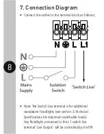 Preview for 9 page of Timeguard LEDPROFOB RF Installation & Operating Instructions Manual