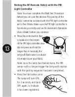 Preview for 14 page of Timeguard LEDPROFOB RF Installation & Operating Instructions Manual