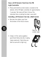 Preview for 16 page of Timeguard LEDPROFOB RF Installation & Operating Instructions Manual