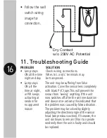 Preview for 17 page of Timeguard LEDPROFOB RF Installation & Operating Instructions Manual