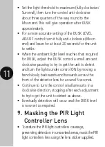 Предварительный просмотр 12 страницы Timeguard LEDPROFOB Installation & Operating Instructions Manual