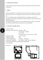 Предварительный просмотр 2 страницы Timeguard LEDPROSLB Installation & Operating Instructions Manual