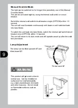 Preview for 10 page of Timeguard LEDX10PIR Installation & Operating Instructions Manual