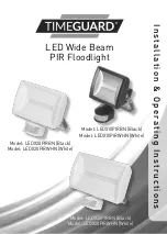 Preview for 1 page of Timeguard LEDX10PIRBN Installation & Operating Instructions Manual