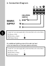 Preview for 6 page of Timeguard LEDX10PIRBN Installation & Operating Instructions Manual