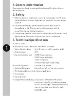 Preview for 2 page of Timeguard MTLW3000 Installation & Operating Instructions Manual