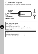 Preview for 7 page of Timeguard PDFMMINIL Installation & Operating Instructions Manual