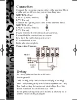 Preview for 5 page of Timeguard SLDD1000 Installation & Operating Instructions Manual