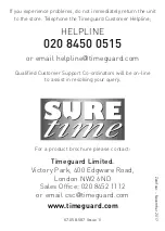 Preview for 12 page of Timeguard SureTime STLB1000 Installation & Operating Instructions Manual