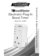 Timeguard TGBT6 Boostmaster Operating Instructions Manual preview