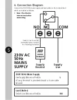 Предварительный просмотр 6 страницы Timeguard TRT033N Operating Instructions Manual