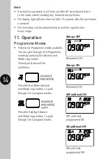 Предварительный просмотр 15 страницы Timeguard TRT036N Installation & Operating Instructions Manual