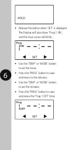 Предварительный просмотр 7 страницы Timeguard TRT05 Installation & Operating Instructions Manual