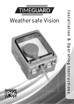 Timeguard Weathersafe Vision TGV101N Installation & Operating Instructions Manual предпросмотр