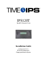 TimeIPS IPS120T Installation Manual preview