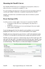 Preview for 7 page of TimeIPS IPS266T Series Installation Manual