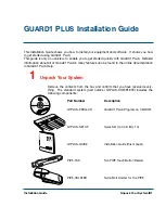 Preview for 4 page of TimeKeeping GUARD1 PLUS Installation Manual