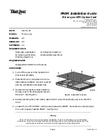 Preview for 1 page of TimeLine Micro Lynx VITC Option Card Prom Installation Manual