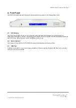 Предварительный просмотр 8 страницы TimeTools T300 Hardware Installation Manual