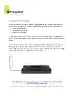 Preview for 11 page of timeware Bioscreen 7t User Manual