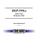 Timewave DSP-599zx Operating Manual preview