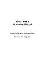 Preview for 1 page of Timewave PK-232MBX Operating Manual