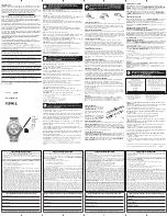 Preview for 1 page of Timex 238-095001 Instruction Manual