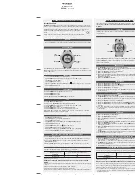 Timex 472-095002 Instruction Manual preview