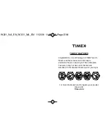 Preview for 3 page of Timex 714-095005-01 User Manual