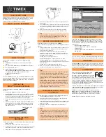 Timex BODYLINK SYSTEM Quick Start Manual preview