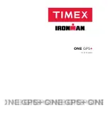 Предварительный просмотр 1 страницы Timex IRONMAN ONE GPS+ User Manual