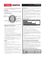 Preview for 3 page of Timex Ironman User Manual