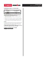 Preview for 6 page of Timex Ironman User Manual