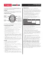 Preview for 7 page of Timex Ironman User Manual