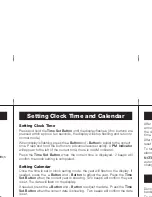 Preview for 5 page of Timex Jelly Clock T116 Instruction Manual